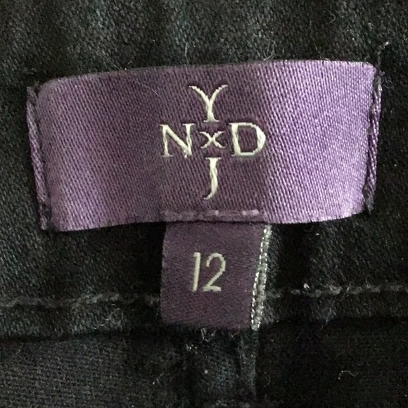 Nydj black wax coated skinny jeans size 12 - Picture 7 of 11